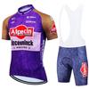 Alpecin Team Edition Cycling Jersey Bib Shorts Set Men Women Breathable Quick Dry Performance Kit