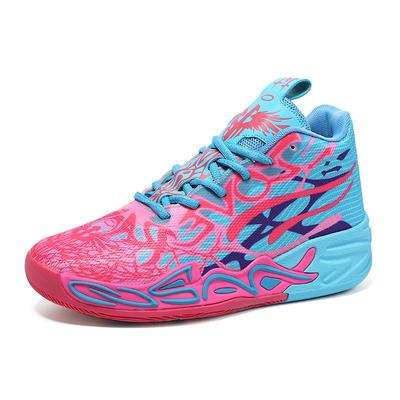 2025 New Basketball Shoes High-top Three-ball 4th Generation Teenage Students Practical Combat Lightweight Men and Women Couple Sports Shoes