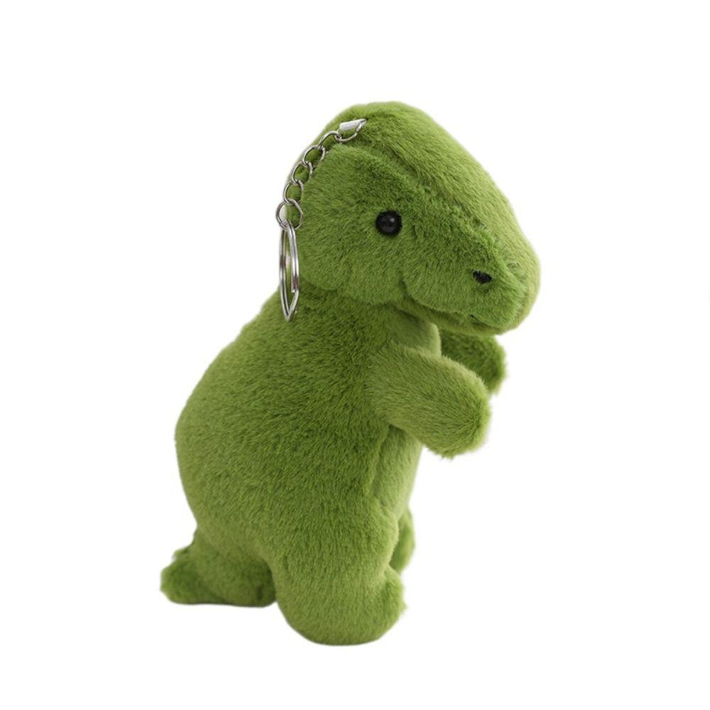 Мультяшный кукла-динозавр, мягкий плюшевый брелок в виде динозавра, креативный брелок в виде автомобильного ключа