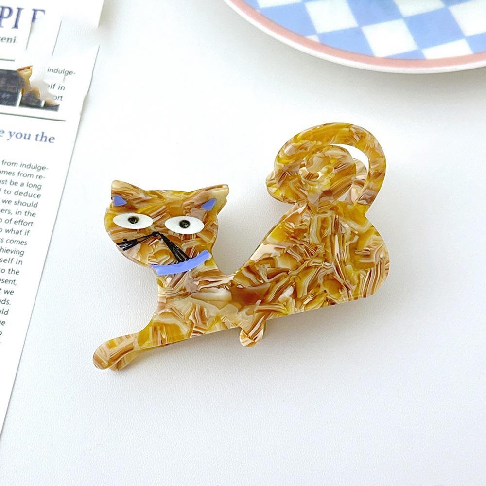 Acetic Acid Acetate Cat Hair Claw Cartoon Shark Clip Fashion Animal Hair Clip Female