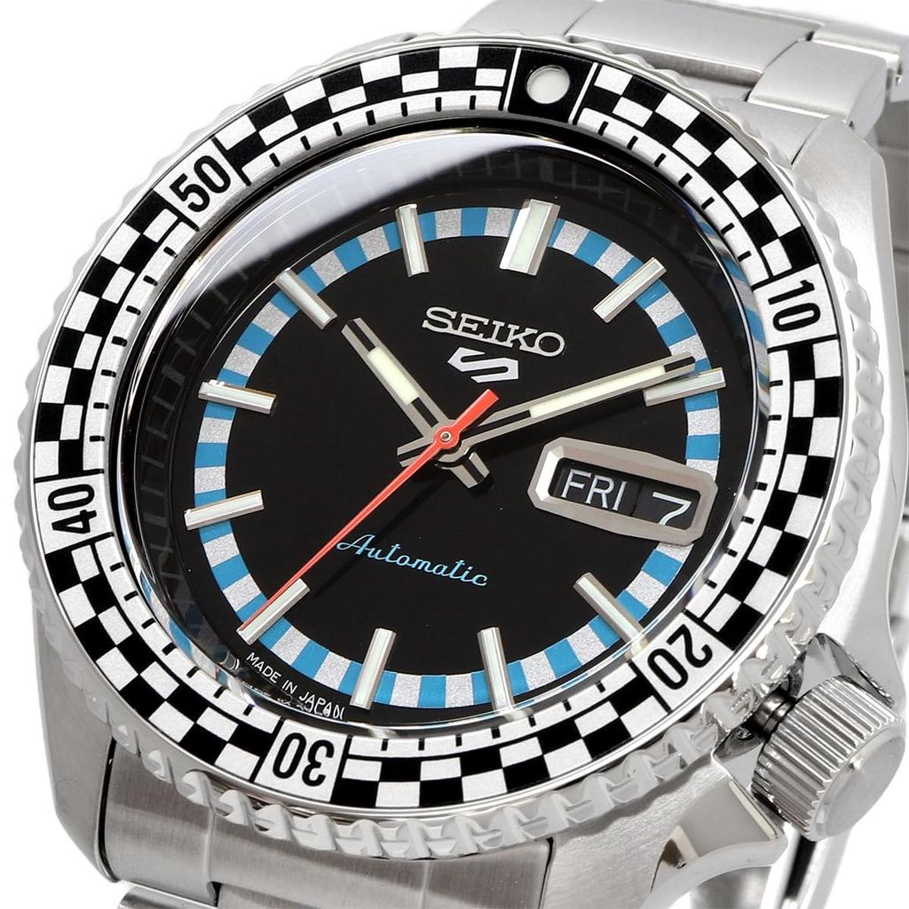 [Seiko] SEIKO 5 SPORTS SKX series Automatic Watch Made in Japan 2024 Special Edition SRPK67 Men's Silver Black Dial
