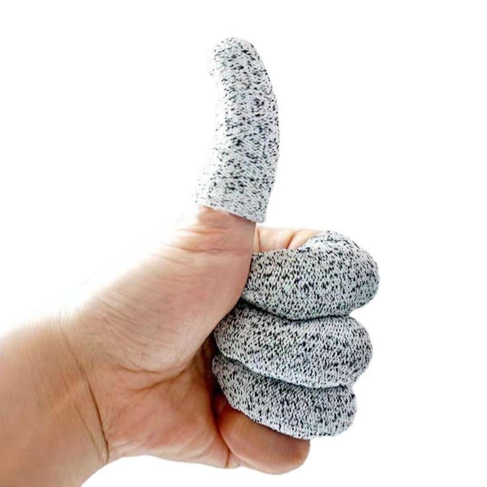 10Pcs Anti-Cut Finger Cover Finger Protector Sleeve Gloves Finger Protector Gadgets
