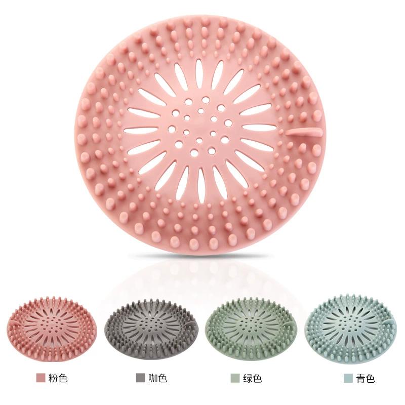 Filtro de drenaje para fregadero de cocina y baño, atrapa pelos anti-obstrucción, colador de desagüe