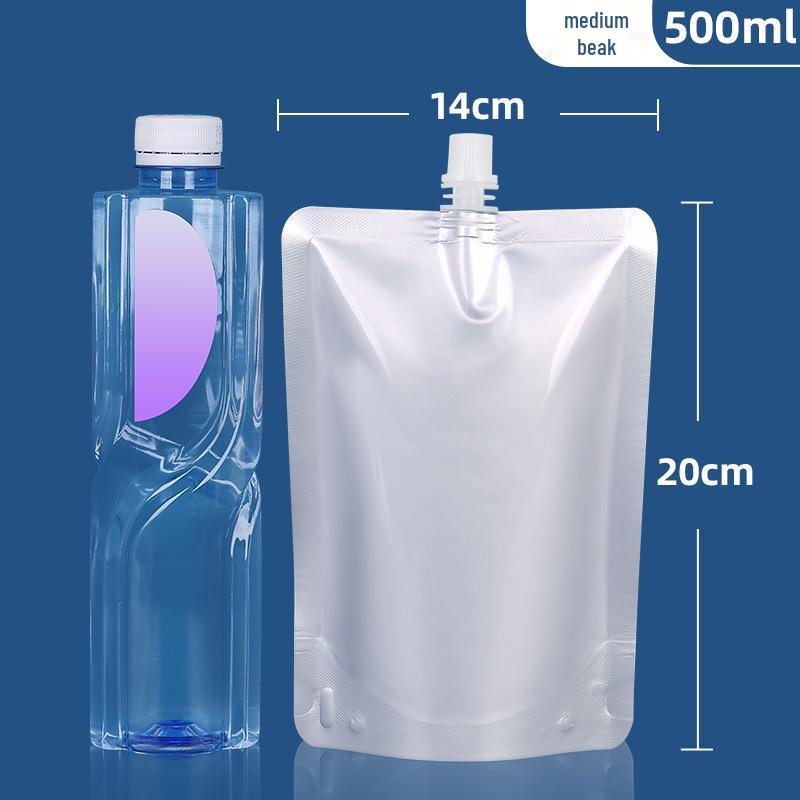 Пакет с носиком из алюминиевой фольги для жидкостей: Пакет дой-пак для супа, соевого молока и соусов