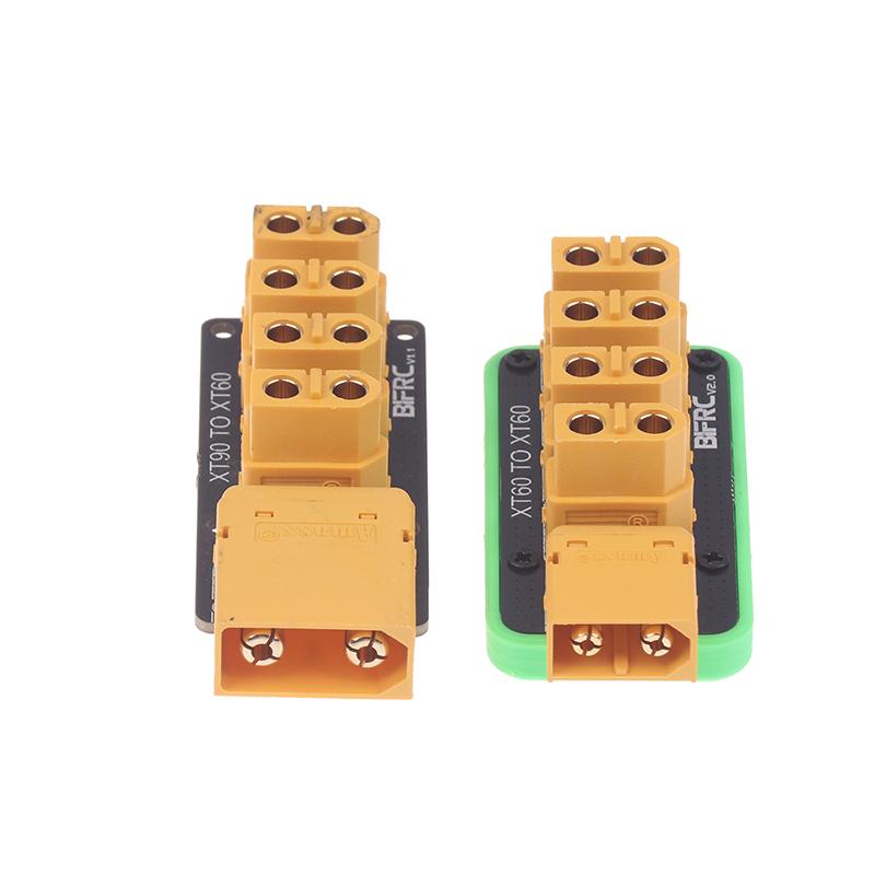Xt60/Xt90 To 4 Channel Plug High Current Distribution Board Optional Base Shell For Robot Rc Boat Submarine Diy Parts