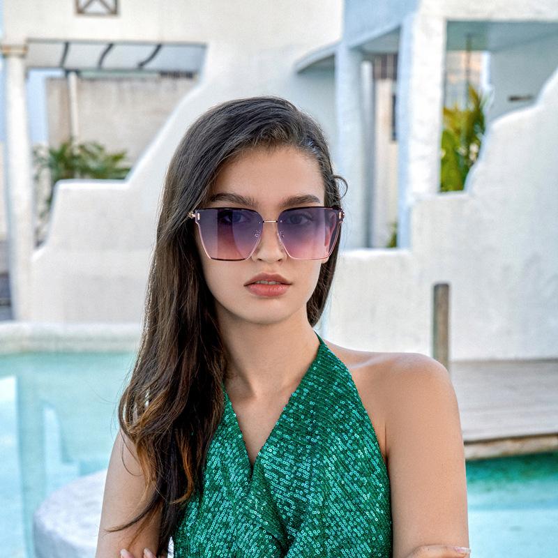 Солнцезащитные очки с защитой от солнца из нейлона, женские солнцезащитные очки с цепочкой, солнцезащитные очки