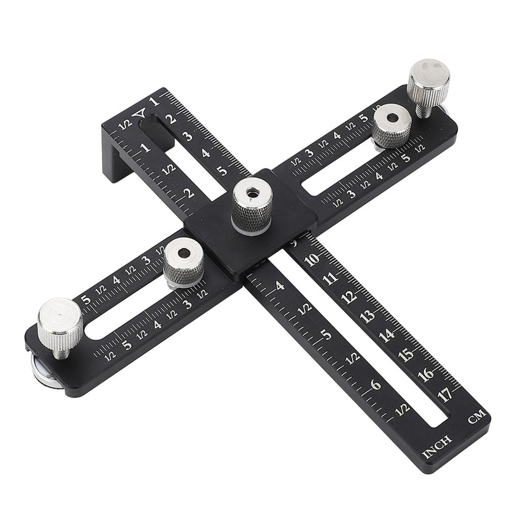 Инструмент для шаблона ручки шкафа, направляющая для сверления отверстий в алюминиевом сплаве, шаблон для деревообработки