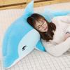 Гигантская плюшевая игрушка дельфин, мягкая большая кукла дельфин, набитое морское животное, подушка для обнимания