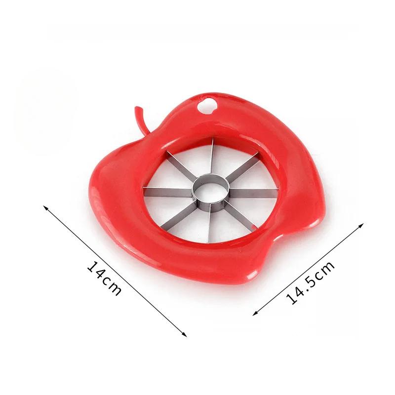 Из нержавеющей стали Яблокорезка Резак с удобной ручкой для кухни Фрукторезка Разделитель для груш Извлечение сердцевины из яблок