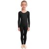 Versatile Kids Thermal Base Layer Set Round Neck Top & Elastic Waist Leggings – Ideal for Dance, Skating & Cold Weather