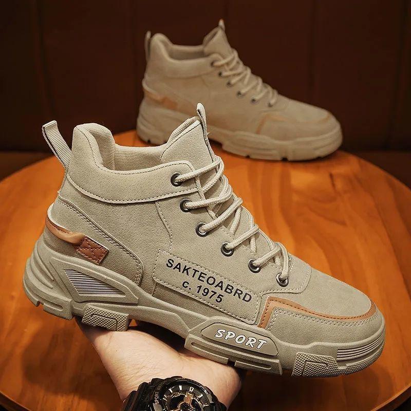 Брендовые мужские ботинки Ботинки для походов на открытом воздухе Зимняя обувь Легкие нескользящие мужские ботинки для пустыни Ботинки-полуботинки