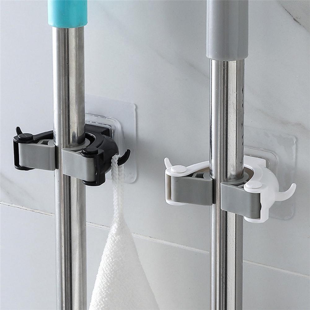 Держатель для хранения щетки, метлы, подвесной крючок для швабры, для хранения в ванной комнате