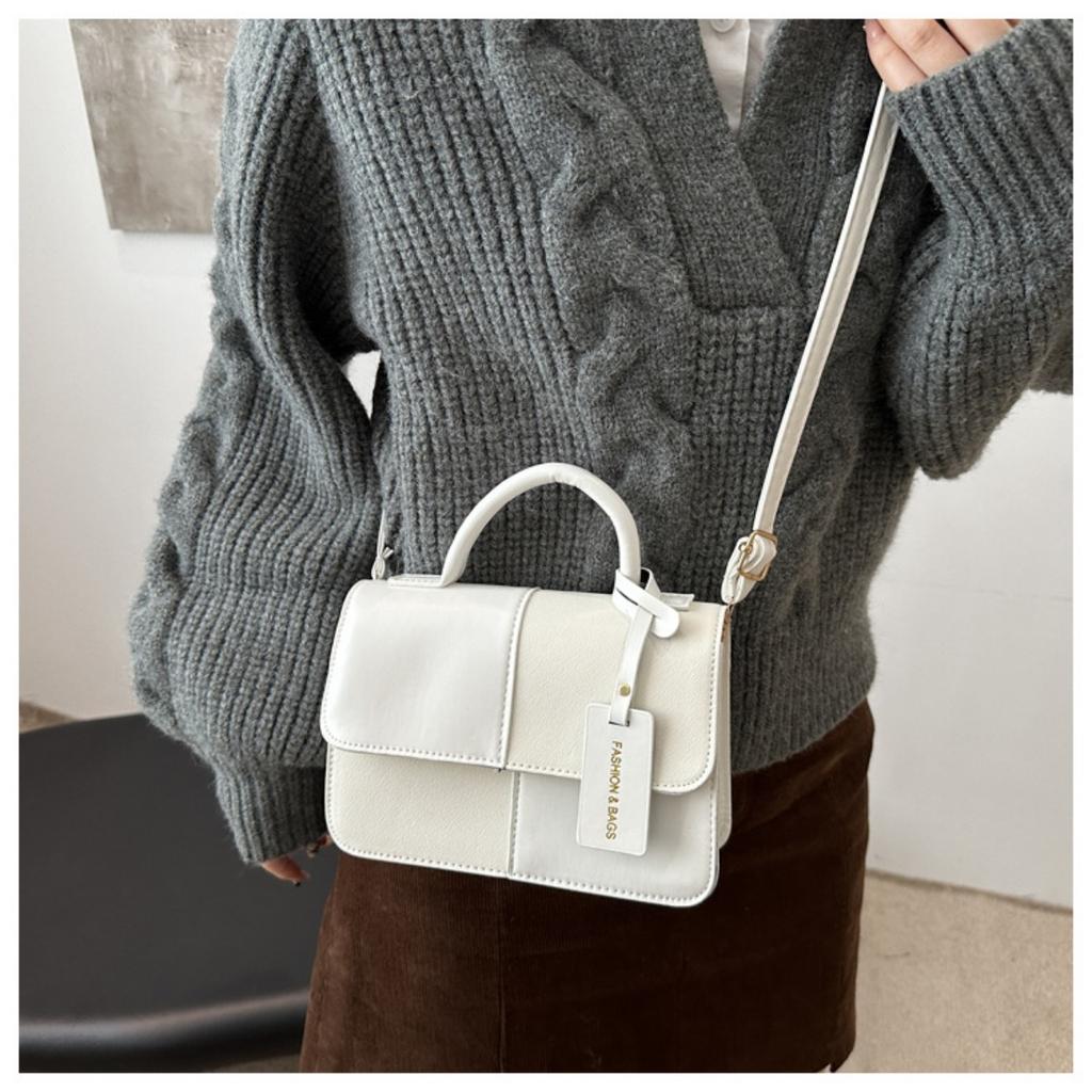 Small Handbag with Niche Design for Women, Winter New Fashionable Commuting Small Square Bag with High Aesthetic Sense, Shoulder Bag