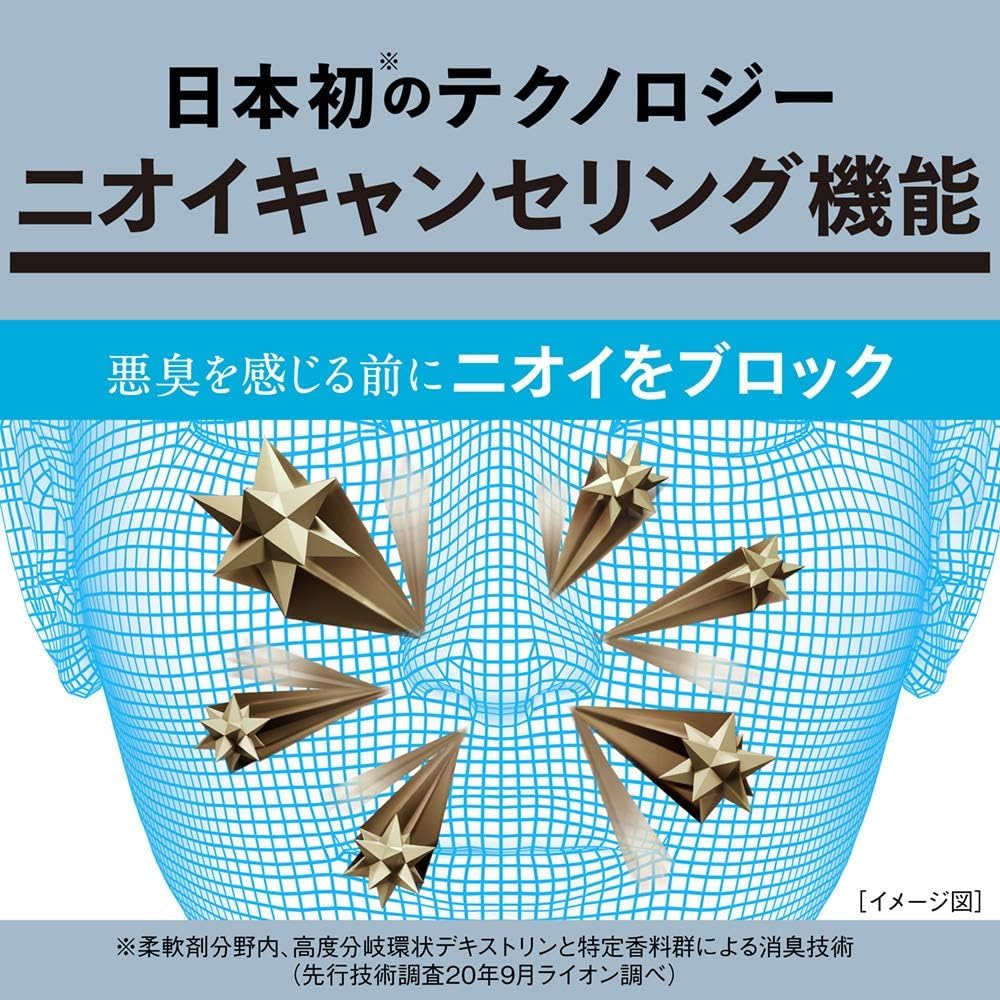 Lion Soflan Premium Дезодорант Ultra Zero Смягчитель Сменный блок Очень большой 1200 мл Набор из 4 лотерей в стиле Тенджин Включая +