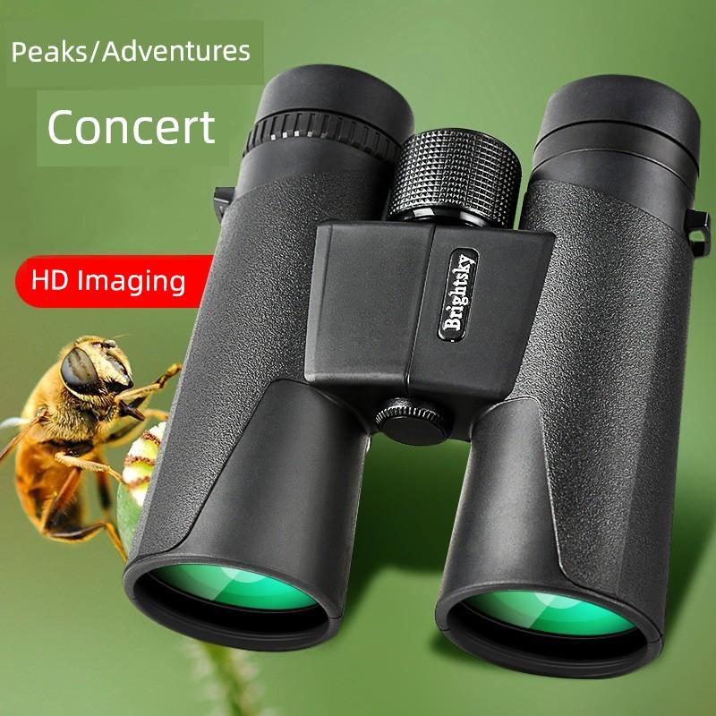 Binoculars High Magnification Metal Large Eyepiece Outdoor Bee-Seeking Telescope Handheld Waterproof Nitrogen-Filled 10x50