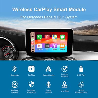 Беспроводной CarPlay Android Auto для Mercedes A B C CL S CLA CLS CLASS GLA GLS GLC GLE V250 V260 Sprinter NTG5.0 Экран