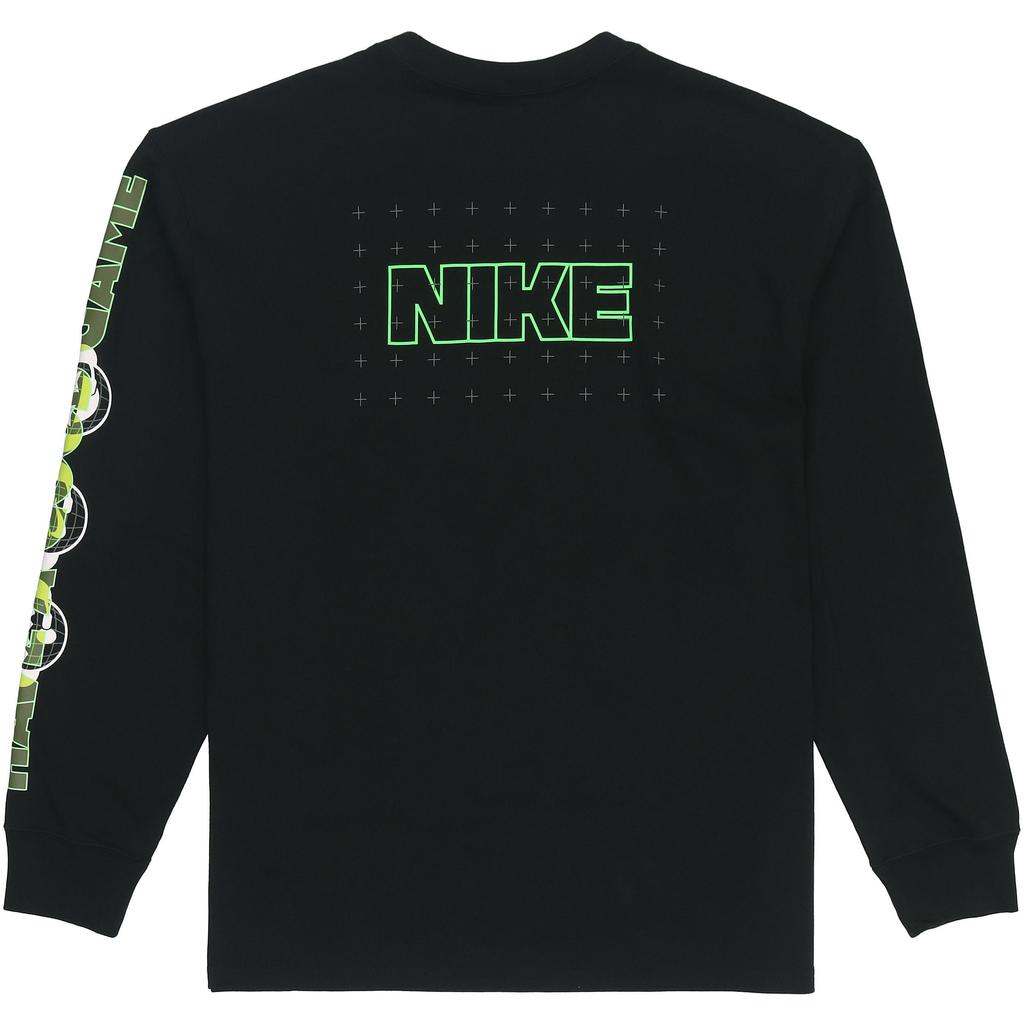 Nike Футболки Мужские Черные С Круглым Вырезом Умеренный Прямой Крой DO6946-010