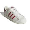 adidas Кроссовки Superstar White Legacy Burgundy Унисекс Кремово-Белый Облачный Полуударно-Оранжевый HQ8867