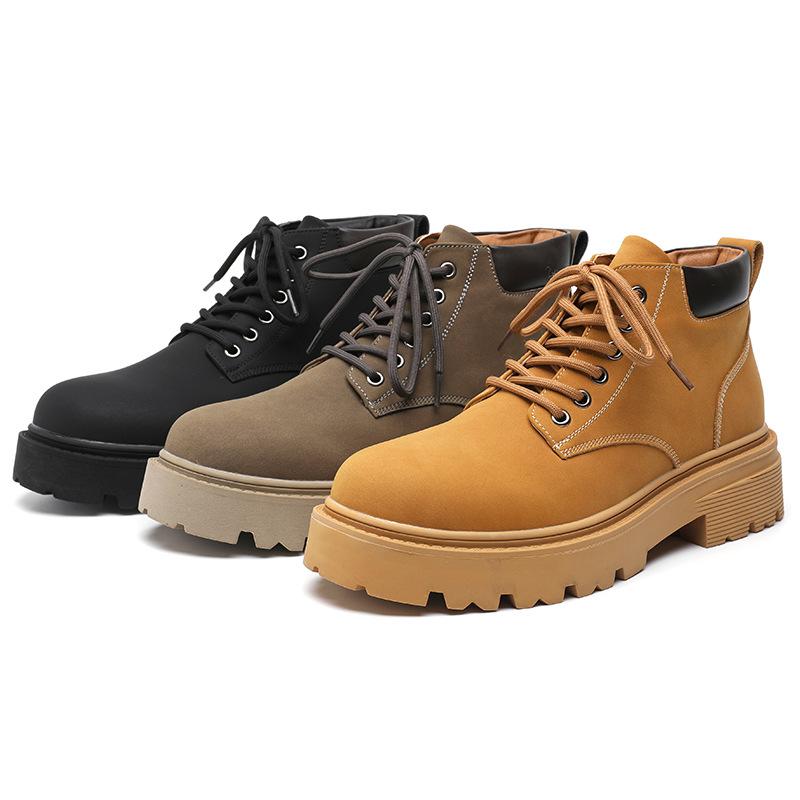 Ботинки Martin мужские средней высоты повседневные короткие ботинки в стиле ретро большие ботинки британские инструментальные ботинки 66591-R