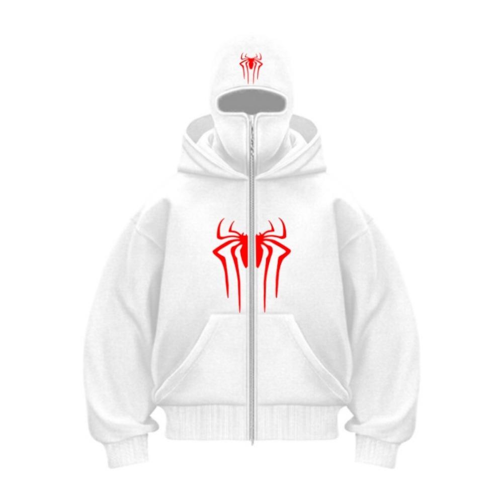 2025 Осень и Зима Новая Мужская и Женская Повседневная Спортивная Одежда с Дизайном Маски с Капюшоном, Спортивное и Модное Худи Большого Размера