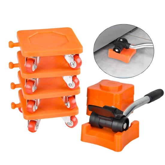 Набор инструментов для подъема мебели Грузоподъемность 500 кг Легко устанавливаемый слайдер для бытовой техники Подъемная подкладка