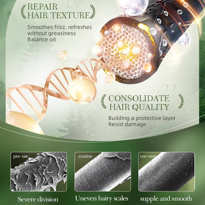 Эфирное масло для ухода за волосами с розмари и биотином для ежедневного использования - Увлажняющее, против сухости и для лечения секущихся кончиков