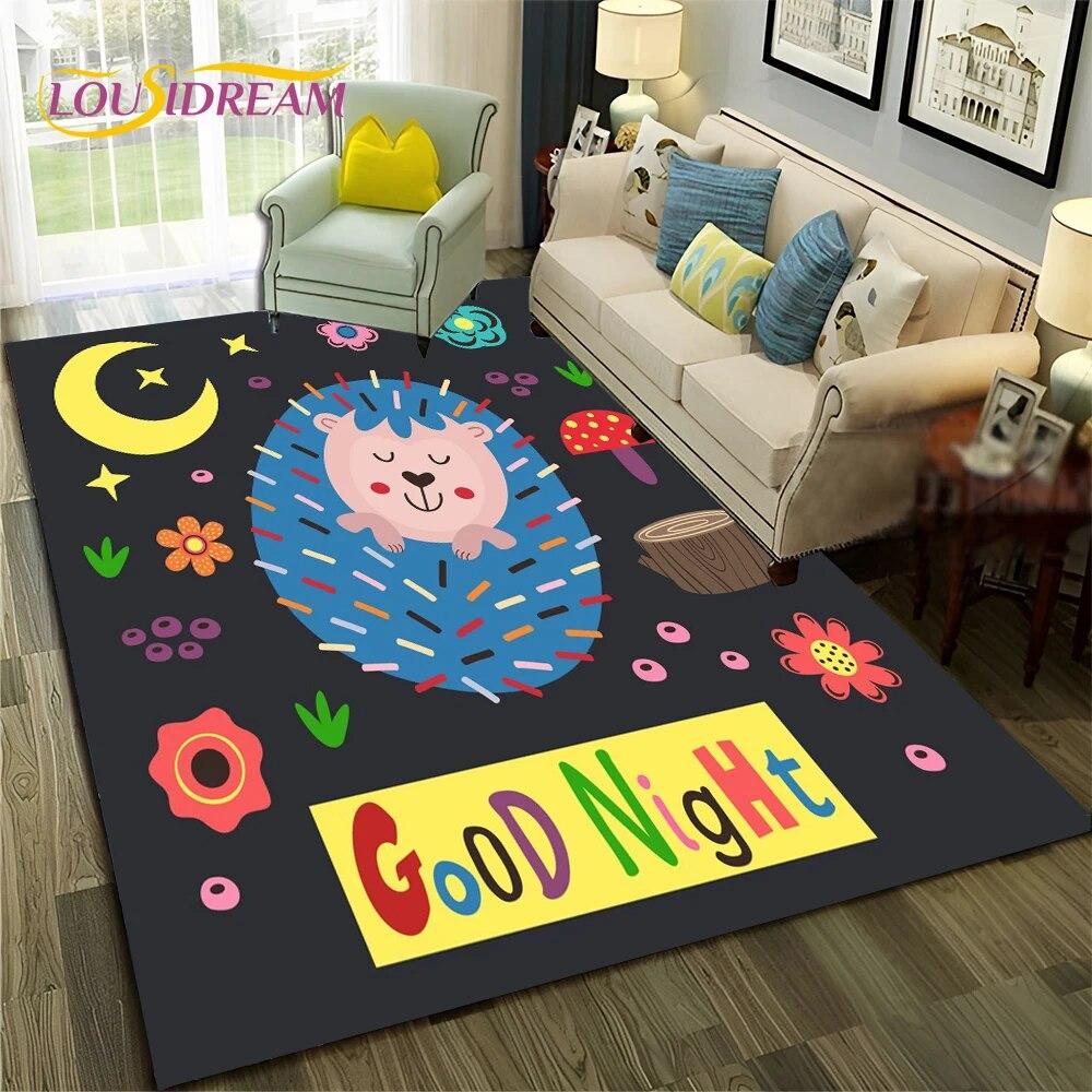 Мультфильм Динозавр Космос 3D Милый Ковер Дино Ковер для Дома Гостиная Спальня Диван Коврик Декор, Детский Коврик Нескользящий Напольный Коврик