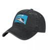 Японские скоростные поезда Синкансэн Бейсболки Snapback Выстиранные джинсовые кепки Регулируемая кепка-бейсболка Ковбойская кепка для унисекс