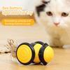 Cartoon Bee Shaped Feather Toy Cat Charging Moving Feather Play-Catch Training Toy Automatic Movement Vehicle