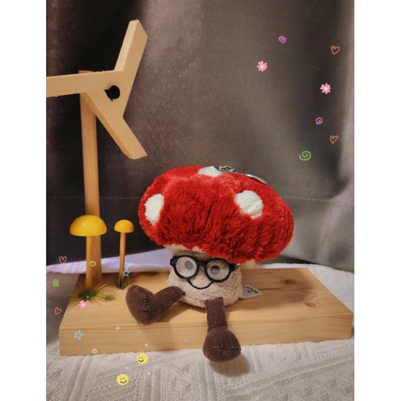 Плюшевая игрушка в стиле Jellycat: Кукла-топпер "Кролик и Медведь с тремя бирками" - Идеальный подарок на день рождения для девочек