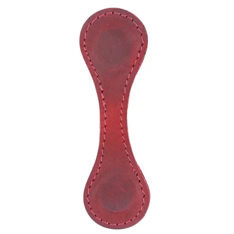 Новая ПУ Натуральная Кожа Магнитная Закладка Двусторонняя Магнитная Пряжка Клипса для Разделения Страниц Блокнота Учебные Аксессуары для Чтения