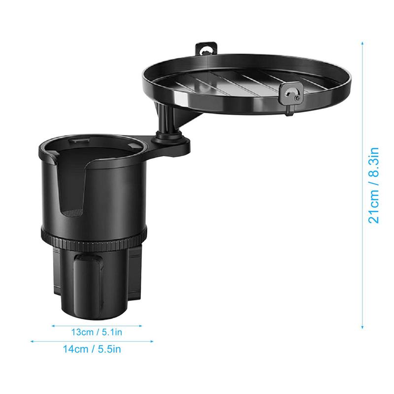 Car Mounted Cup Holder 360 Degree Rotate Car Cup Holder Expander Adapter Base Tray Beverage Bracket Coffee Car Cup Holder