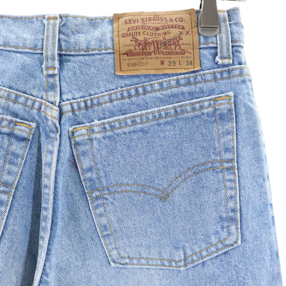 Levi's 90-е Сделано в США 510-0217 Старые прямые джинсы W29 джинсы Мужские Б/У
