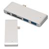 Портативный USB-C хаб 5-в-1 с PD быстрой зарядкой и расширением портов, USB-C адаптер для MacBook, для планшетов