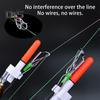 Fishing Rod Tip Light with Dual Bells Fishing Bite Alarm LED Lamp Night Fishing Pole Tip Strike Sensor Alert Light Fishing Accessories