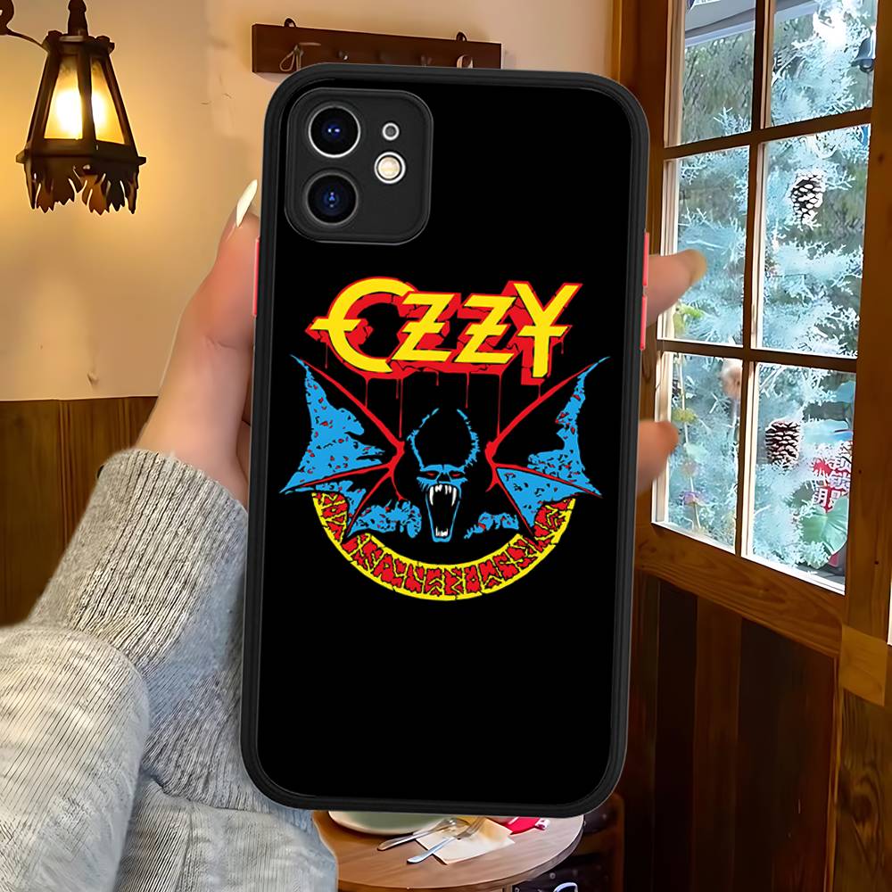 Чехол для телефона O-Ozzy Osbourne Band для iPhone 16 15 14 Plus 15 13 12 11 Pro Max X XS MAX Матовый чехол