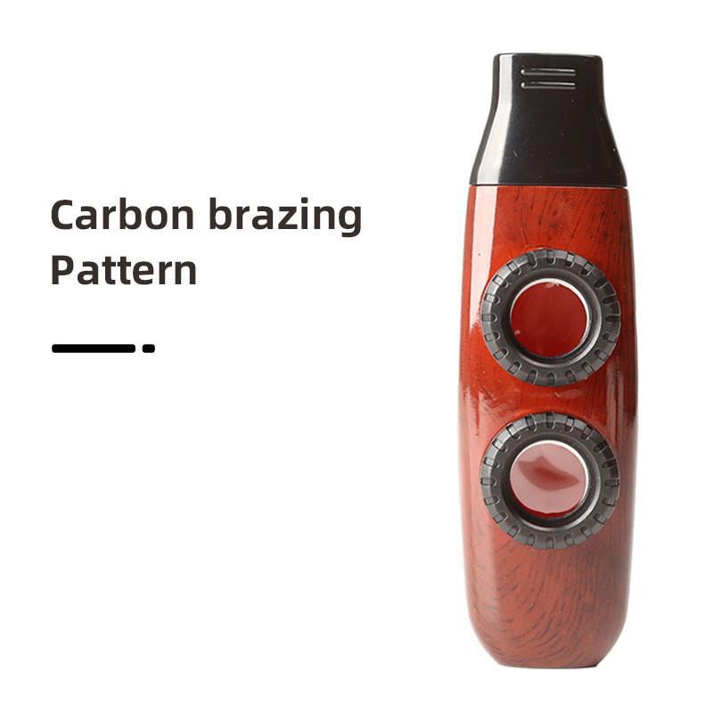 Музыкальный инструмент Казу с двумя отверстиями, Легкий Прочный Зернистый Дизайн, Практический Казу для Аккомпанемента Гитаре Укулеле