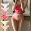 Silk Panties for Women Fruit Cute Antimicrobial Brief Printing Lingerie Seamless Summer Underwear