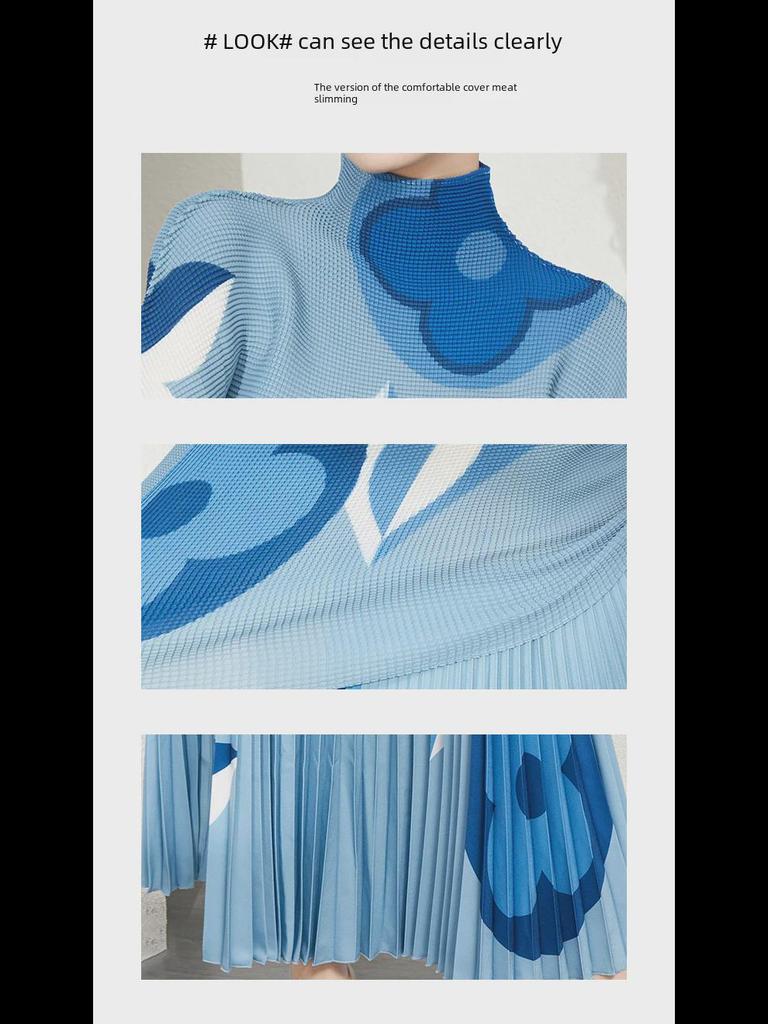 Женский костюм-двойка с плиссированной юбкой в стиле ретро, весна/осень 2024 г.