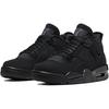 Кроссовки Air Jordan 4 Retro GS Black Cat 2020 для детей, светло-графитовые 408452-010