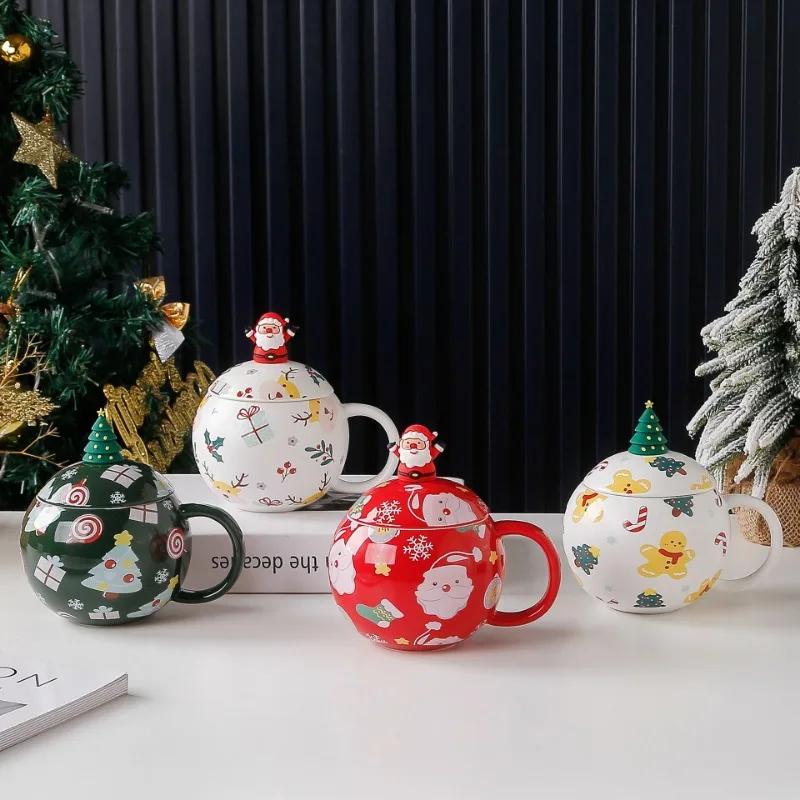 430 мл керамические кружки кофейные чашки с ложкой креативная мультяшная планета кружка молочная чашка для чая овсянка кружка для завтрака посуда для кухни