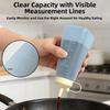 Transparent Sauce Dispenser 300ml Capacity Silicone Split Bottle Condiment Storage Jar  BBQ Sauce