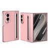 Для Samsung Galaxy Z Fold 8 Ultra 7 6 5 4 3 360° Складная крышка Кожаный паз для стилуса Закаленное стекло Ударопрочный чехол для телефона