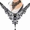 Модное ожерелье Ретро готическое ожерелье ручной работы Ретро кружевное ожерелье Ожерелье Bib Collection Jewelry Chain