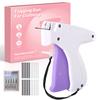 Mini Manual Quick Stitching Gun for Clothes Tagging, Handheld Fine Needle Sewing Tool with 5 Needles and Plastic Fasteners