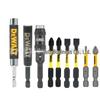 Набор магнитных ударных бит DeWalt PH2 с держателем-удлинителем 6,35 мм
