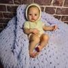 Cute 18 Inch Reborn Babies Dolls Meadow Full Vinyl Body Simulation Doll Can Bath Realistic 3D Painted Skin Newborn Baby Dolls for Kids Christmas Gifts
