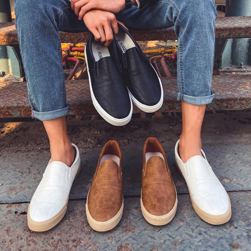 Новые весенние кожаные мужские повседневные туфли большого размера 45 мужские туфли для прогулок на открытом воздухе мужская обувь удобная спортивная обувь мужские мокасины