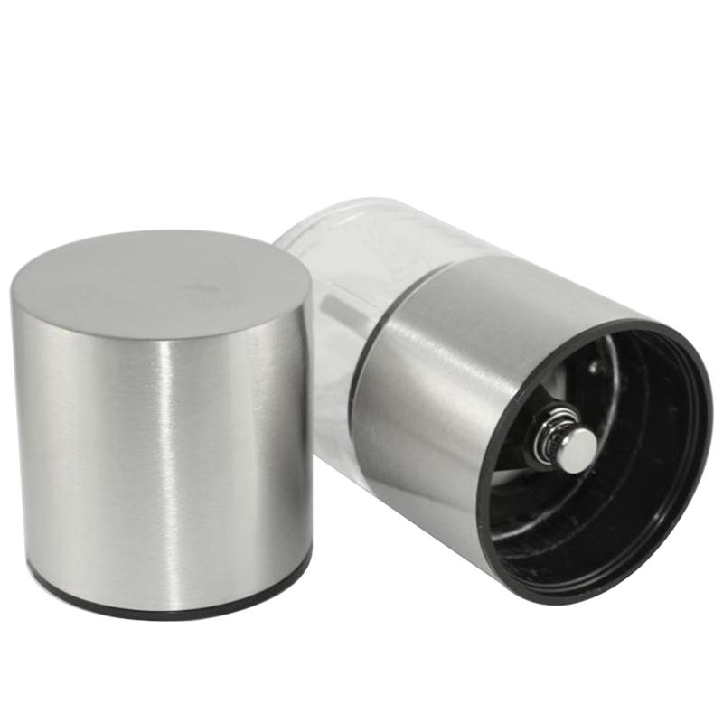 1 шт. кухонная ручная мельница из нержавеющей стали для соли и перца портативная мельница