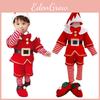 Рождественский костюм для косплея для мальчиков и девочек, костюм эльфа для малышей, костюм Санта-Клауса, вечеринка, Рождество